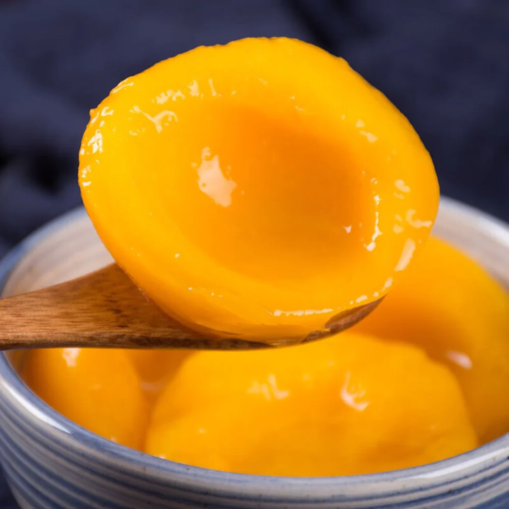 Zhima Guan Canned Yellow Peaches - 700g - Image 2