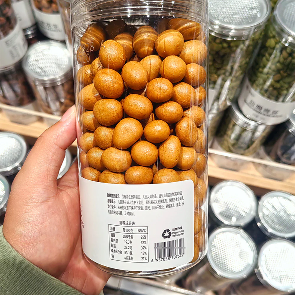 Zhiweixuan Fishskin Peanuts 360g - Crispy Coated Peanut Snack - Image 3