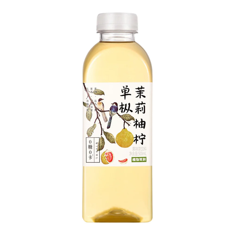 Zhiwu Jiadao Jasmine Pomelo Lemon Dancong Tea Drink 500ml