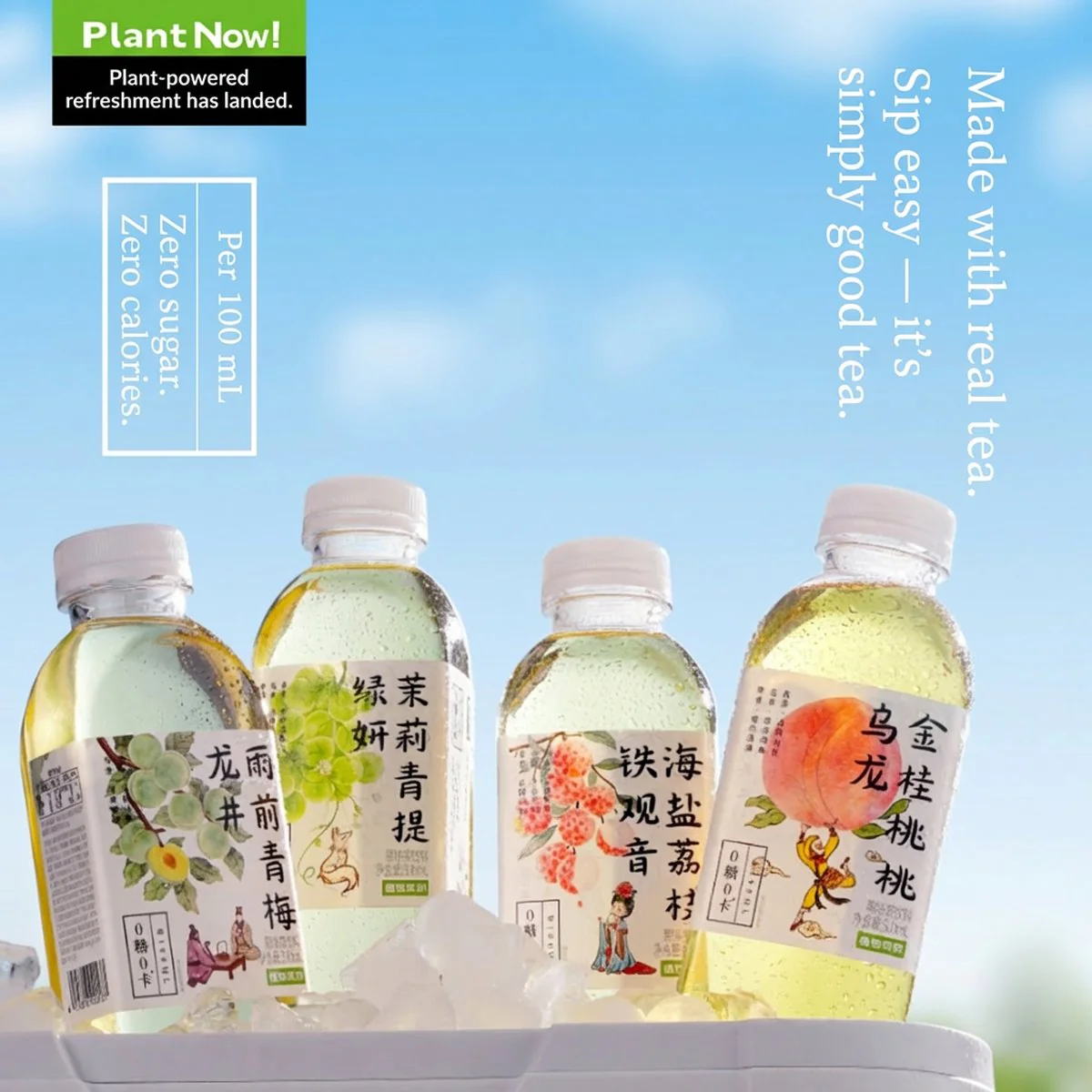 Zhiwu Jiadao Jasmine Pomelo Lemon Dancong Tea Drink 500ml x 15 Bottles - Image 3