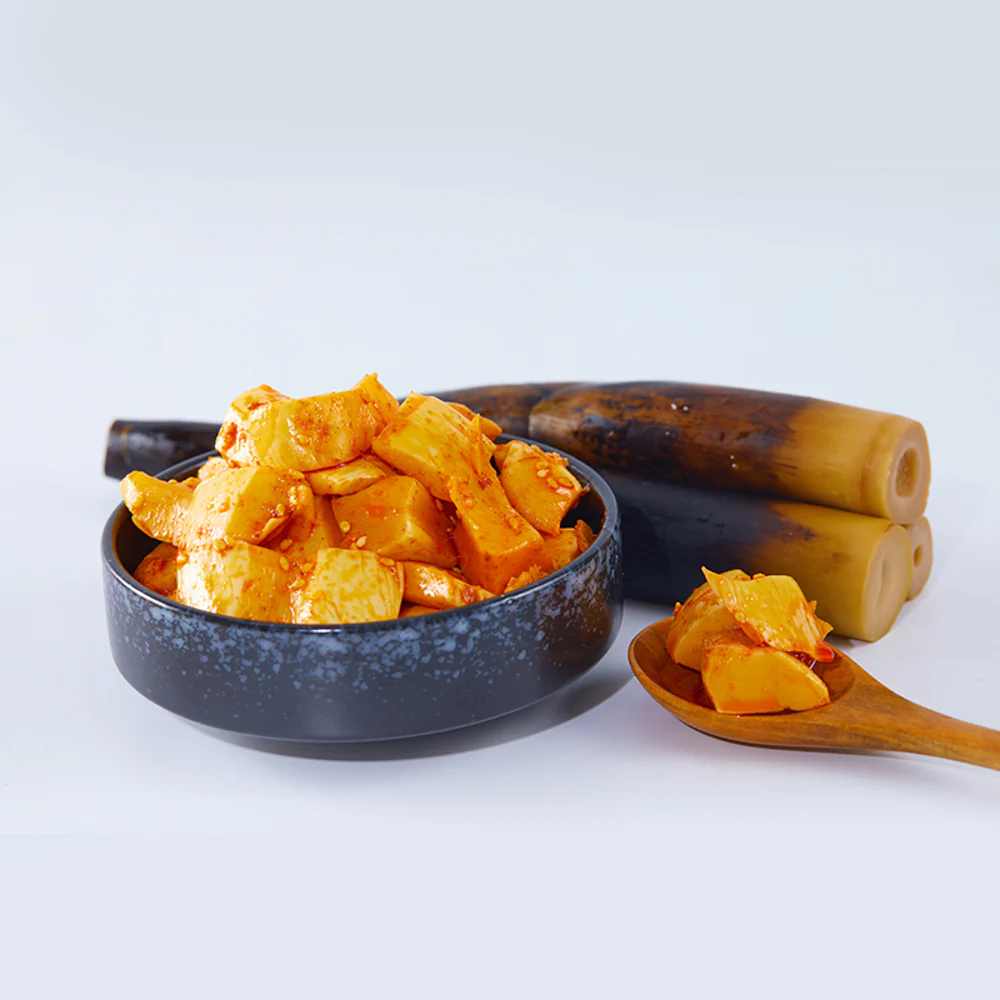 ZhiZhiXiang Crispy Pickled Bamboo Shoot Cubes - 380g - Image 5