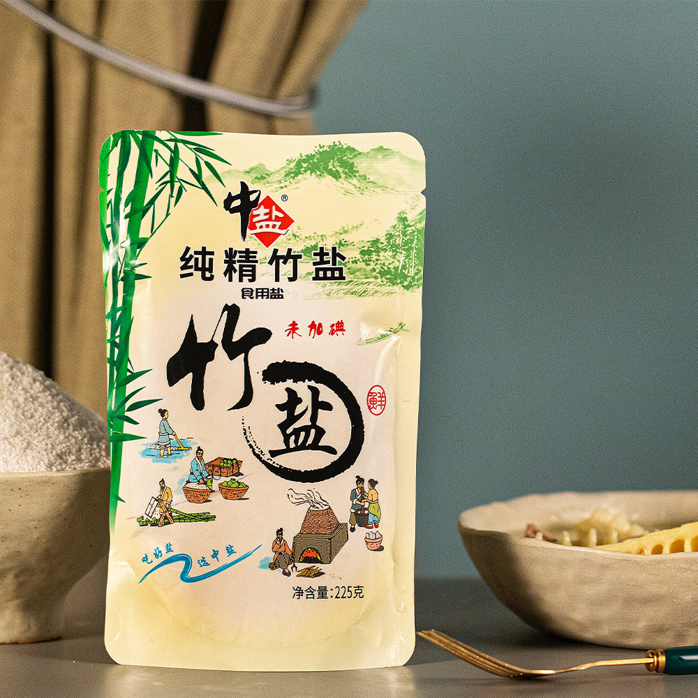 Zhongyan Pure Bamboo Salt - Non-Iodized - 225g - Image 4