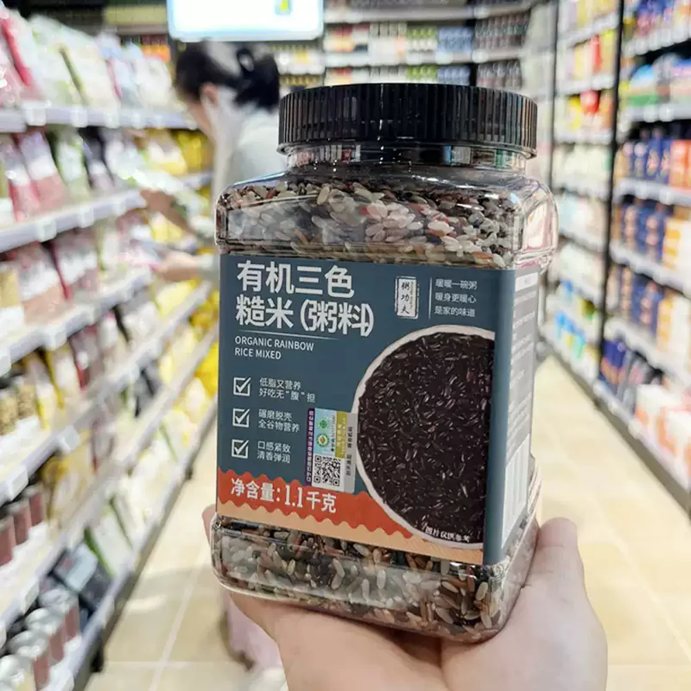 Zhou Gongfu Organic Three-Colour Brown Rice Congee Mix 1.1kg – Limited Import - Image 4