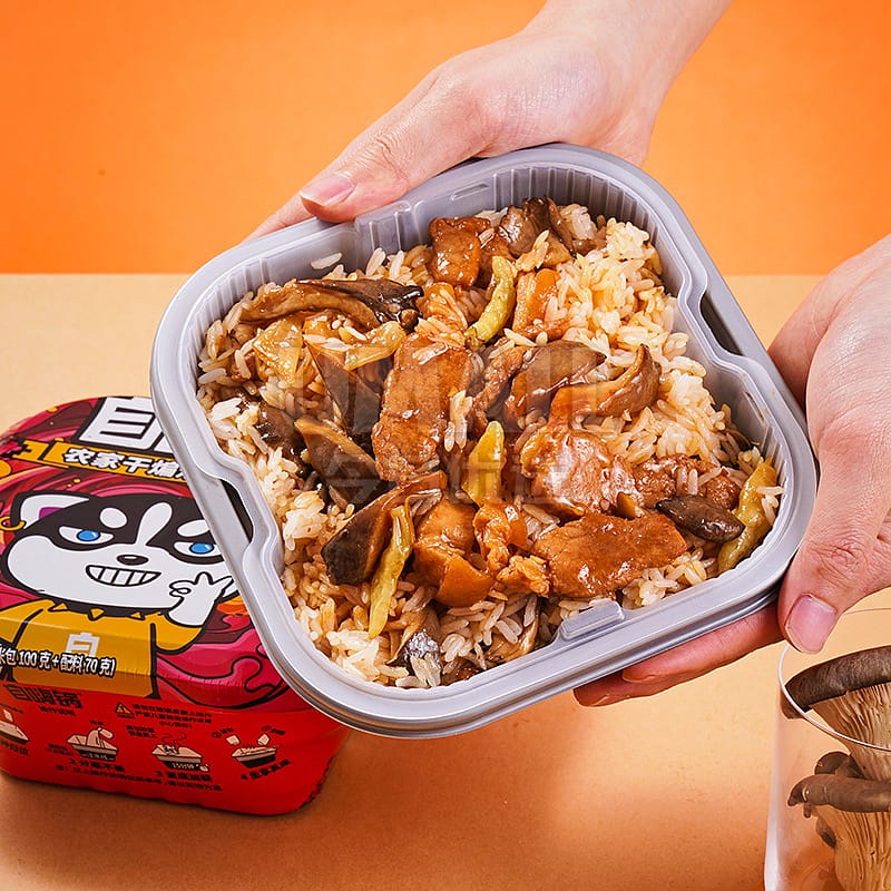 ZiHaiGuo Farmer-Style Dry-Fried Pork with Rice - 272g - Image 3