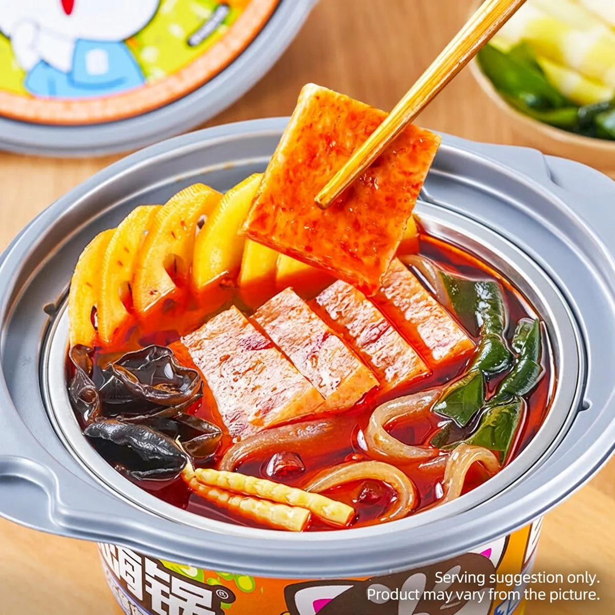 ZiHaiGuo Self-Heating Hot Pot – Luncheon Meat 306g - Image 3