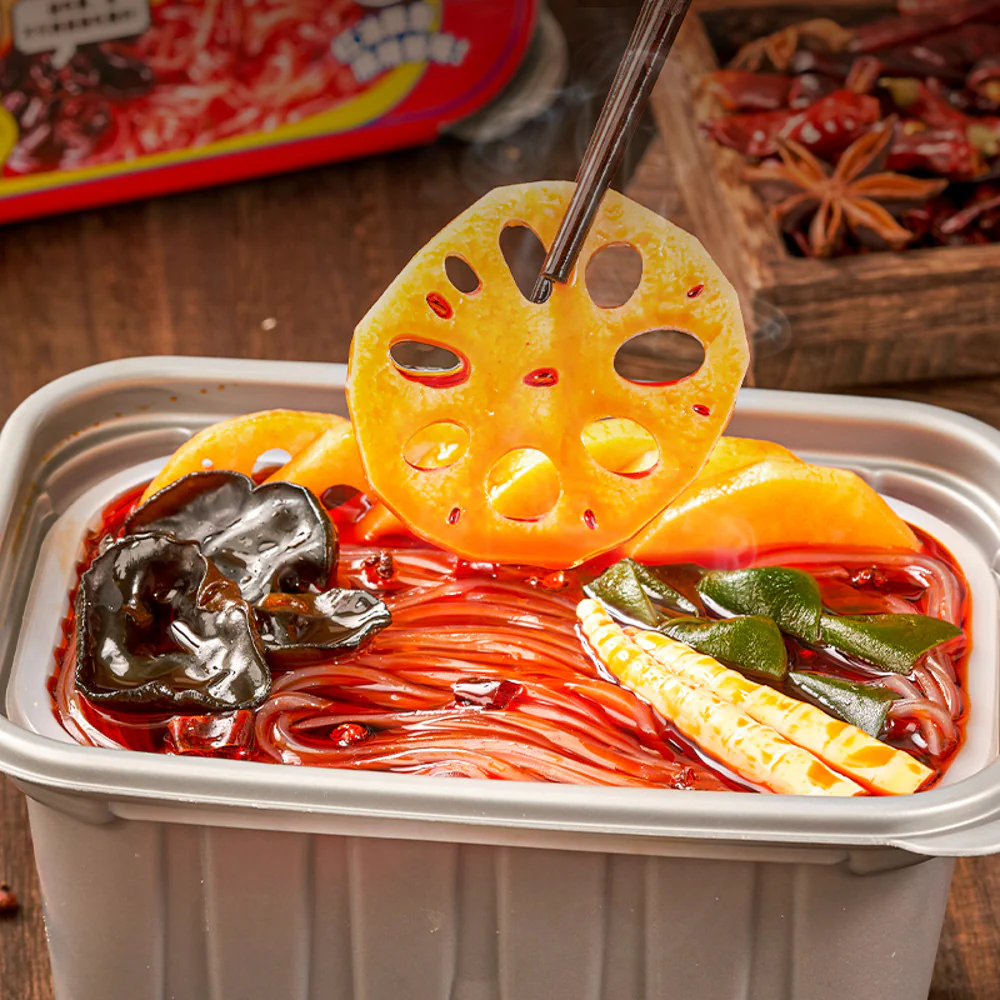 ZiHaiGuo Self-Heating Hot Pot – Old Chongqing Mala with Sweet Potato Vermicelli 230g - Image 3