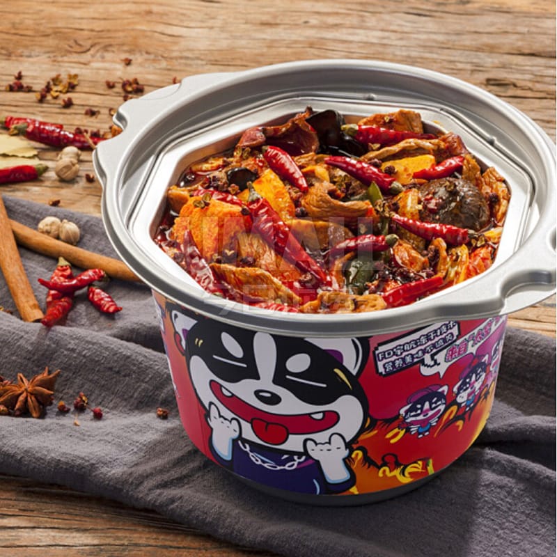 ZiHaiGuo Spicy Beef Self-Heating Hot Pot - Mildly Spicy - 193g - Image 2