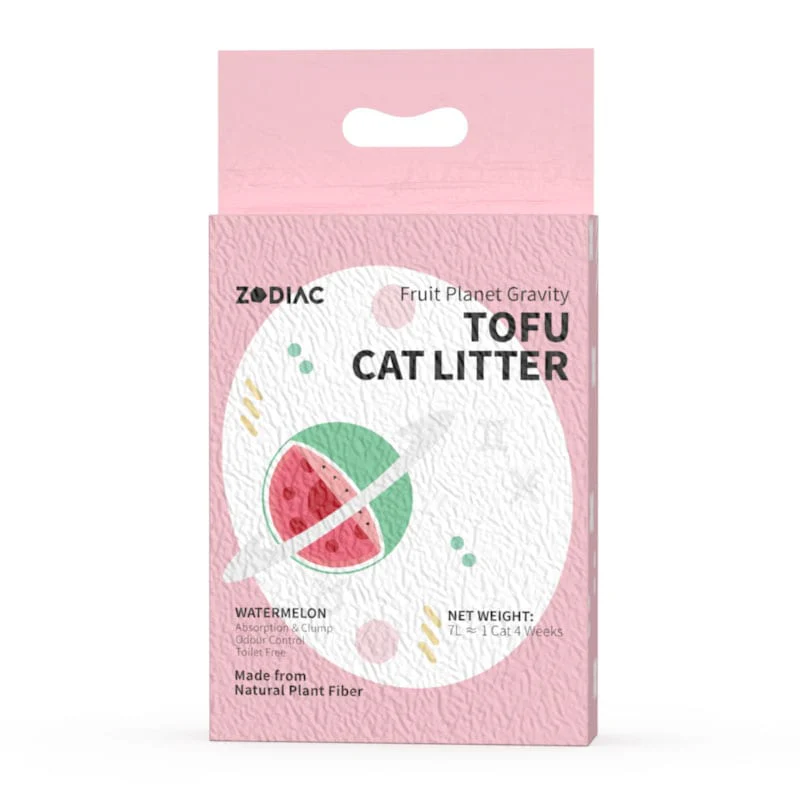 Zodiac Tofu Cat Litter - Grapefruit Scent, 7L/2.5kg