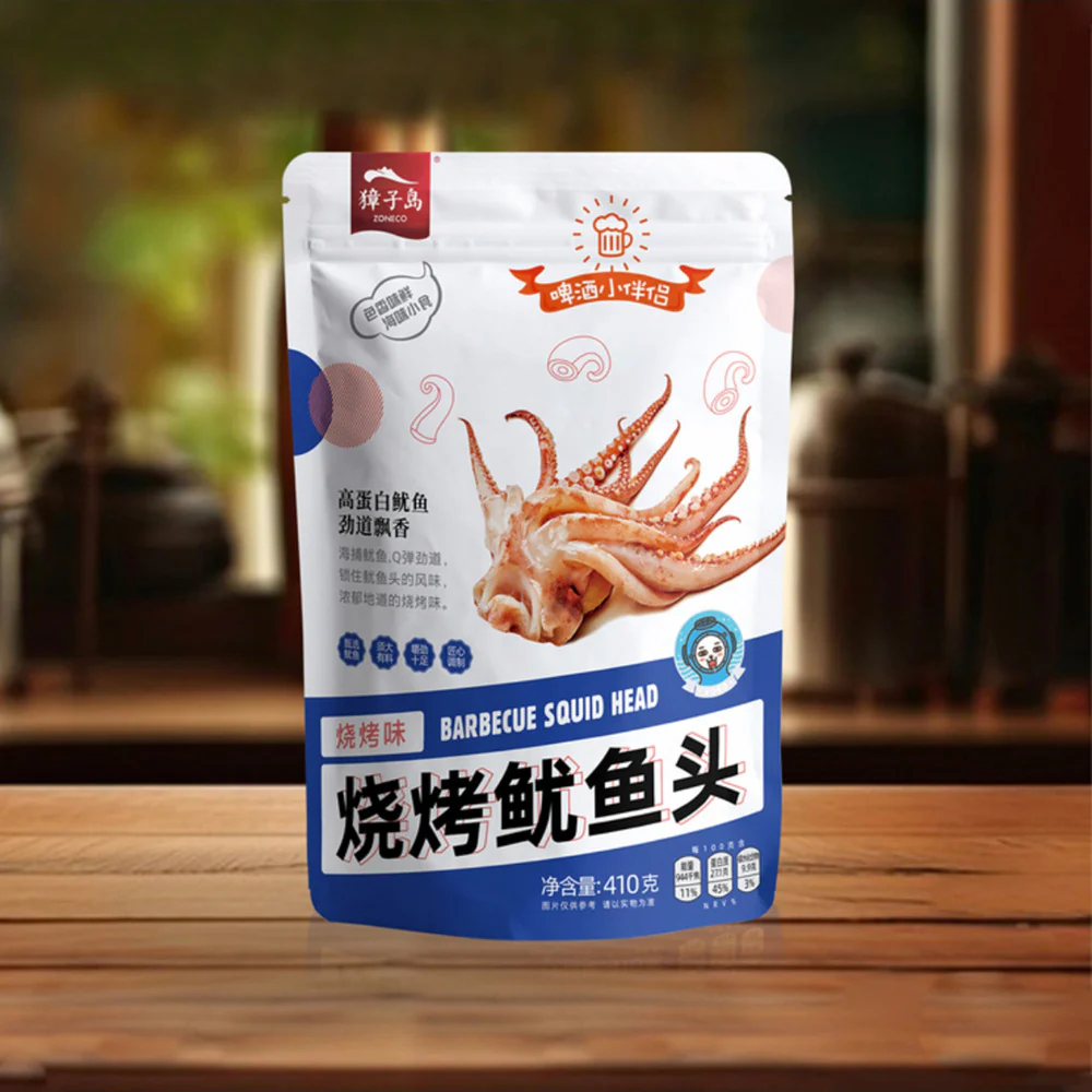 ZONECO Barbecue-Flavoured Squid Head 410g – Limited Import - Image 3