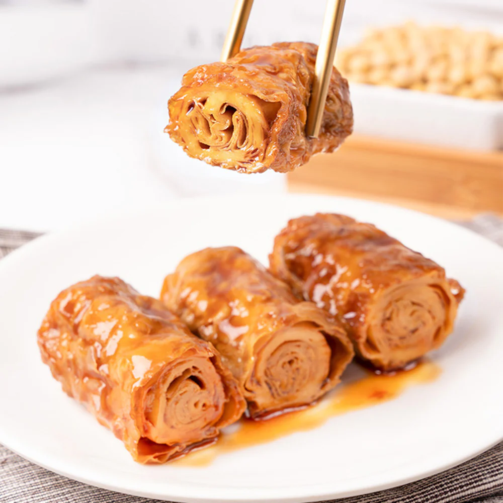 Zuming Spicy Flavor Tofu Rolls - 100g - Image 2