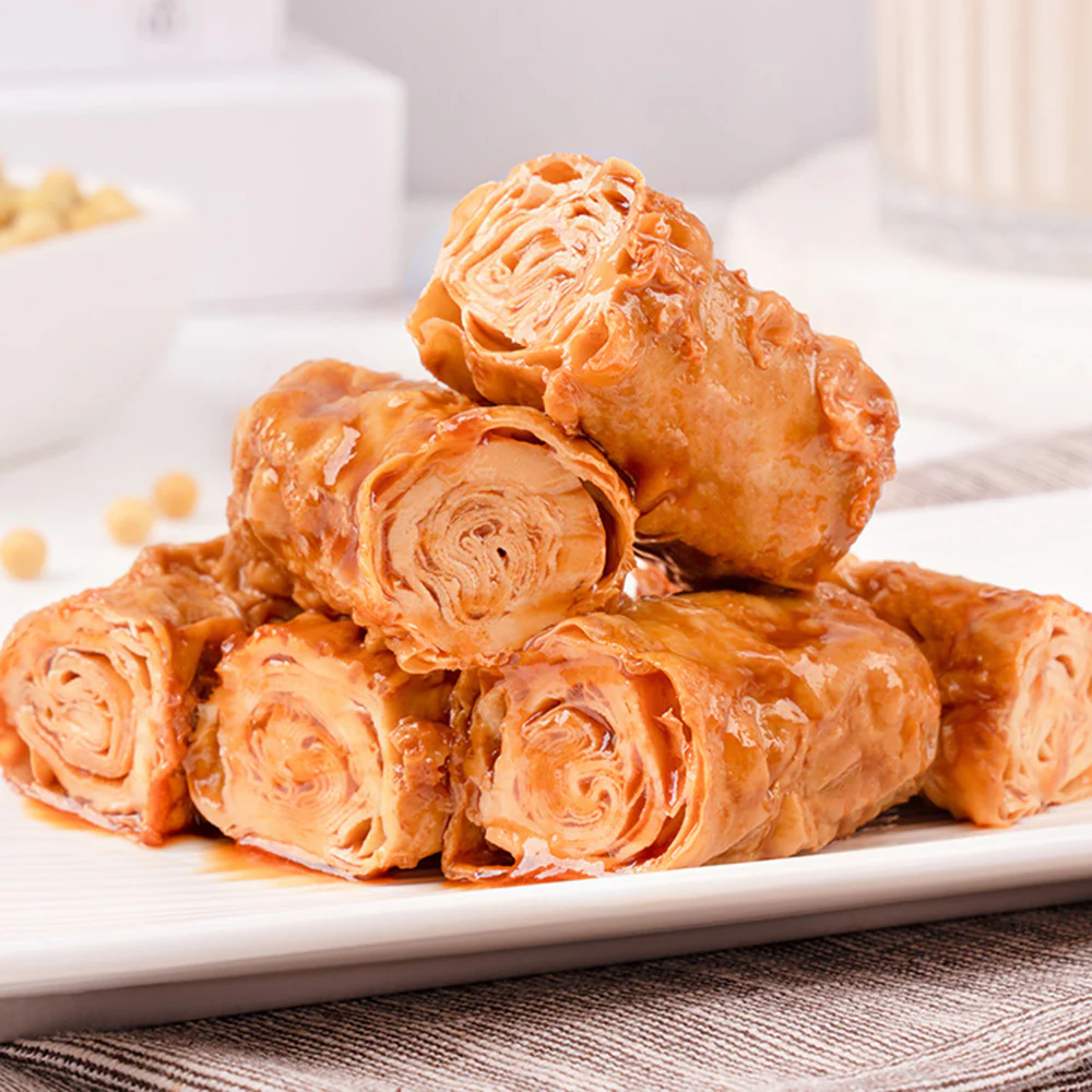 Zuming Spicy Flavor Tofu Rolls - 100g - Image 3